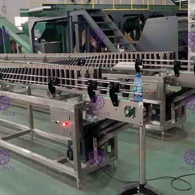 Odwrotny system sterylizacji Butelka PET z regulowaną prędkością przenośnika