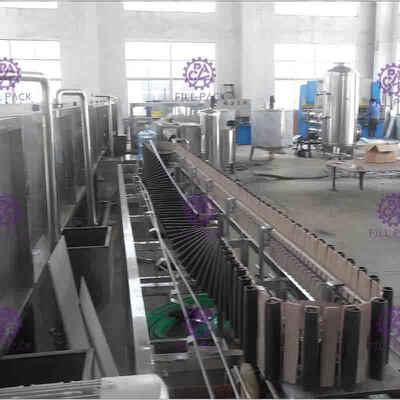 System sterylizacji butelek z odwróconym plastikiem 8000BPH dla linii produkcyjnej soku o smaku