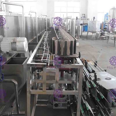 System sterylizacji butelek z odwróconym plastikiem 8000BPH dla linii produkcyjnej soku o smaku