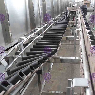 System sterylizacji butelek z odwróconym plastikiem 8000BPH dla linii produkcyjnej soku o smaku