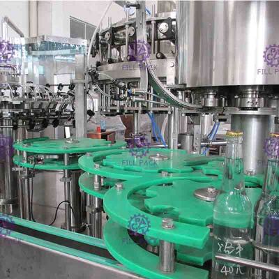 Woda gazowana Sok Wino Wino PET Szkło z tworzywa sztucznego 3 w 1 Monoblokowa maszyna do produkcji butelek / sprzęt / instalacja / system