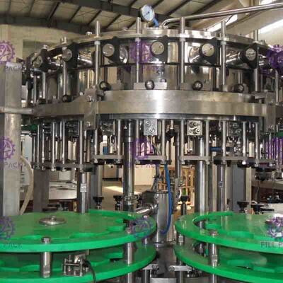 Woda gazowana Sok Wino Wino PET Szkło z tworzywa sztucznego 3 w 1 Monoblokowa maszyna do produkcji butelek / sprzęt / instalacja / system