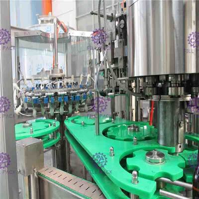 Gazowana woda sok Wino Wino PET Plastikowe szkło 3 w 1 Monoblok Maszyna do butelkowania / Sprzęt / Linia / Roślina / System