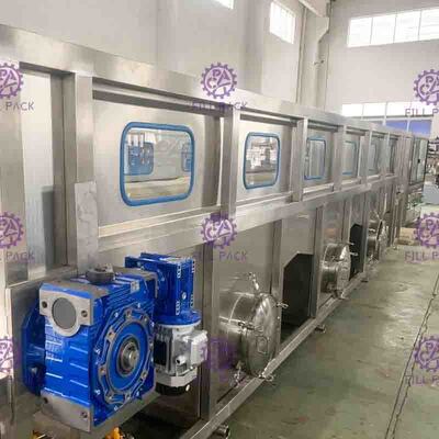 Can / Bottle Juice Cooling Sterylizator Butelka Maszyna pakująca do produkcji napojów