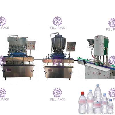 500 ml / 1L / 2L PET Woda pitna 3 w 1 Monoblokowa podkładka Wypełniacz Capper Sprzęt / roślina / maszyna / system / linia