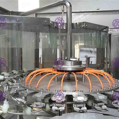 24 głowice Instalacja butelek PET do napełniania wodą pitną ze sterowaniem PLC