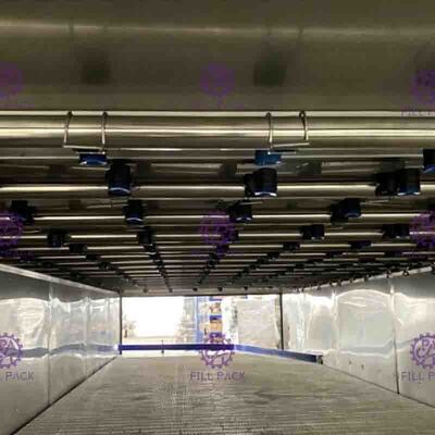 20000BPH Maszyna do napełniania na gorąco Automatyczny tunel chłodzący pasteryzatora