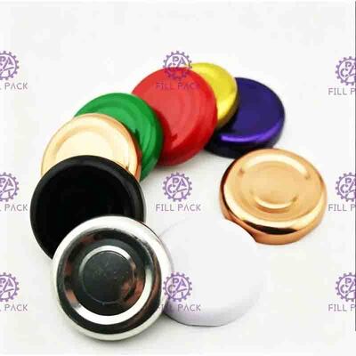 38mm 43mm Szklane kapsle do butelek Pokrywa 48mm 53mm 58mm Blacha metalowa Zakrętka