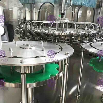 Automatyczna maszyna do napełniania soków 4 w 1 Butelki PET Monoblock Pulp Fruit Granule