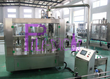 Automatyczna maszyna do napełniania wodą butelkowaną 3 w 1 Ekran dotykowy PLC 12 głowic