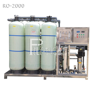 2000LPH Maszyna do uzdatniania wody pitnej RO System oczyszczania odwróconej osmozy Sterylizator UV