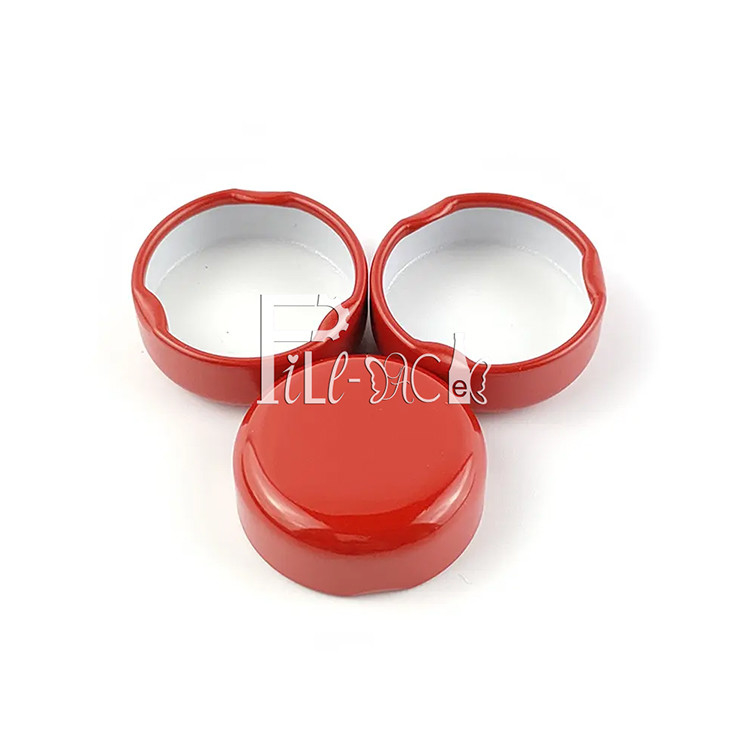 38mm 43mm Szklane kapsle do butelek Pokrywa 48mm 53mm 58mm Blacha metalowa Zakrętka