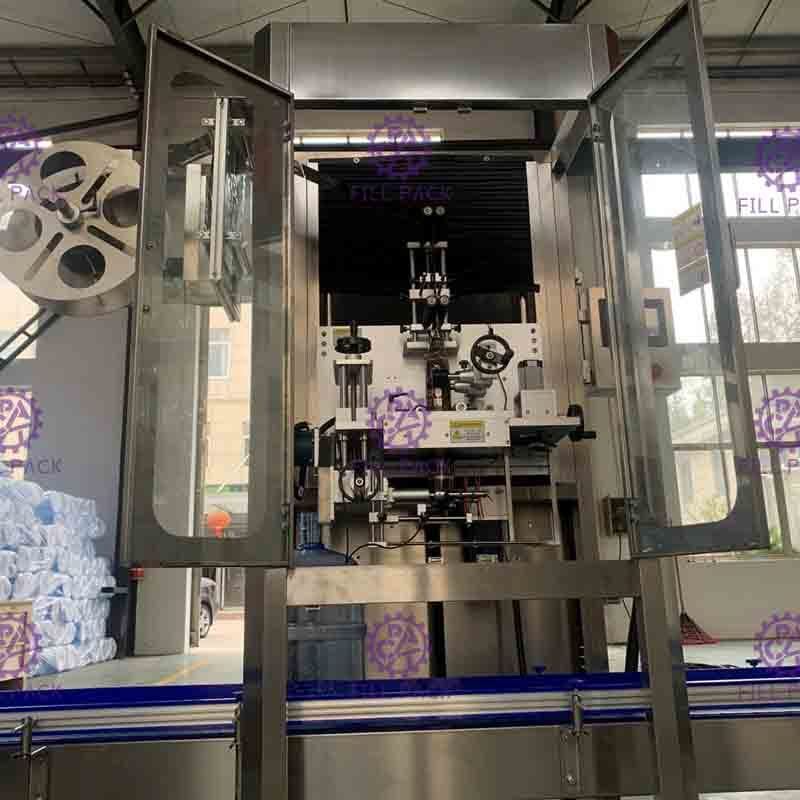 0-50BPM Maszyna do etykietowania butelek ze stali galonowej ze sterowaniem PLC