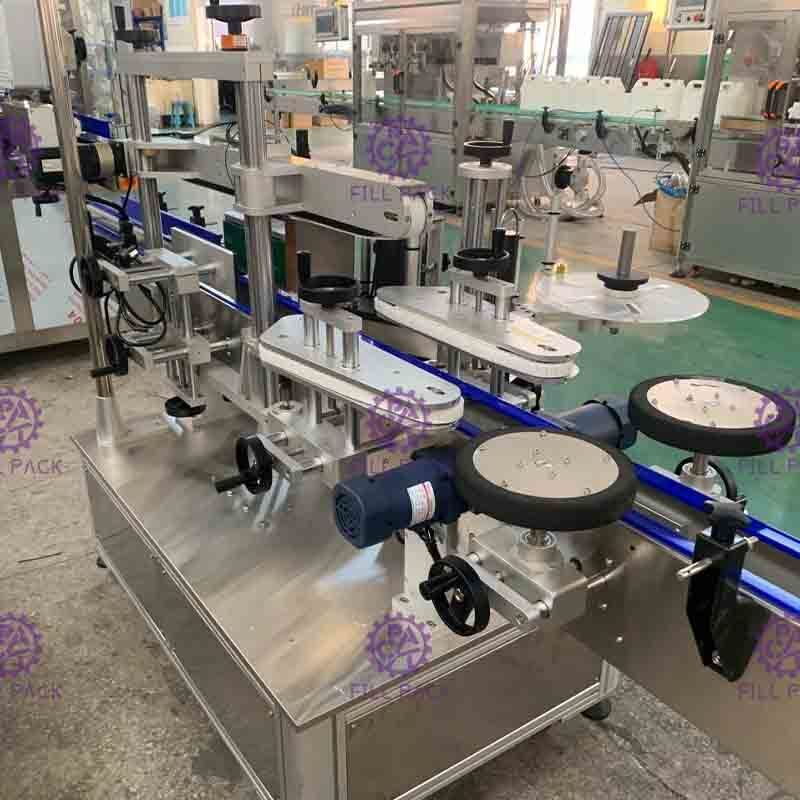 Samoprzylepne PET / Plastikowa naklejka Kwadratowa płaska butelka Etykietowanie / Etykieciarka / Sprzęt / Zakład / System