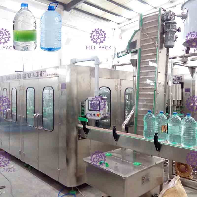 3L / 5L / 10L Plastikowa butelka wody mineralnej 2 w 1 Sprzęt produkcyjny / roślina / maszyna / system / linia