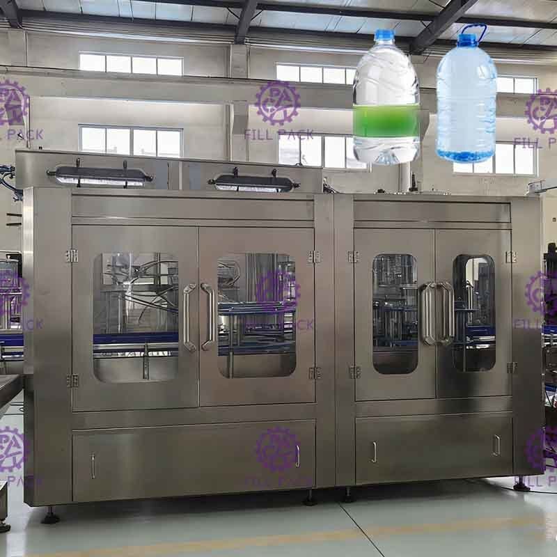 3L / 5L / 10L Plastikowa butelka wody mineralnej 2 w 1 Sprzęt do butelkowania / roślina / maszyna / system / linia