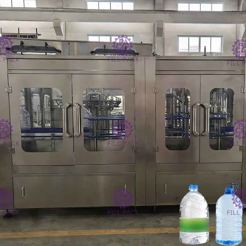 3L / 5L / 10L Plastikowa butelka wody mineralnej 2 w 1 Płukanie Napełnianie Wypełnianie Urządzenia zamykające / Zakład / Maszyna / System / Linia