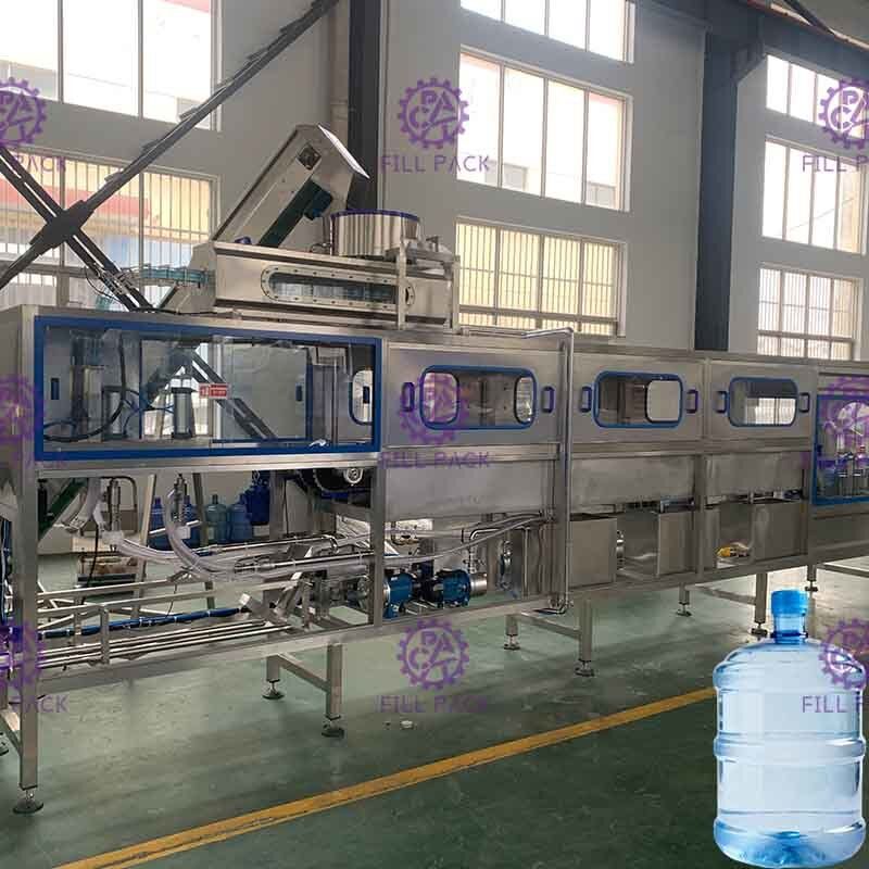Automatyczna maszyna do napełniania wodą 3 w 1 z plastikową butelką o pojemności 5 galonów