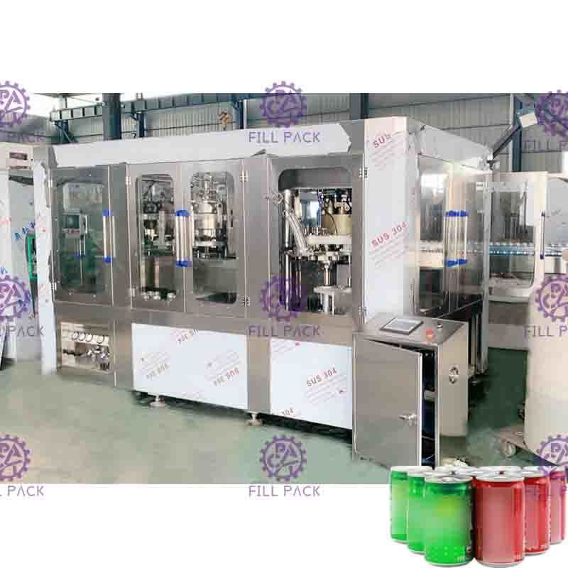 Rodzaj podawania ślimaka Cola / Soda Can Napełnianie Machine / Canning Machine Plc Control