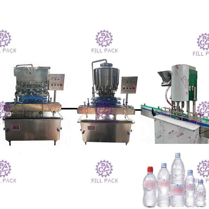 Czysta butelka do picia PET Woda 3 w 1 Monoblok Sprzęt produkcyjny / zakład / maszyna / system / linia