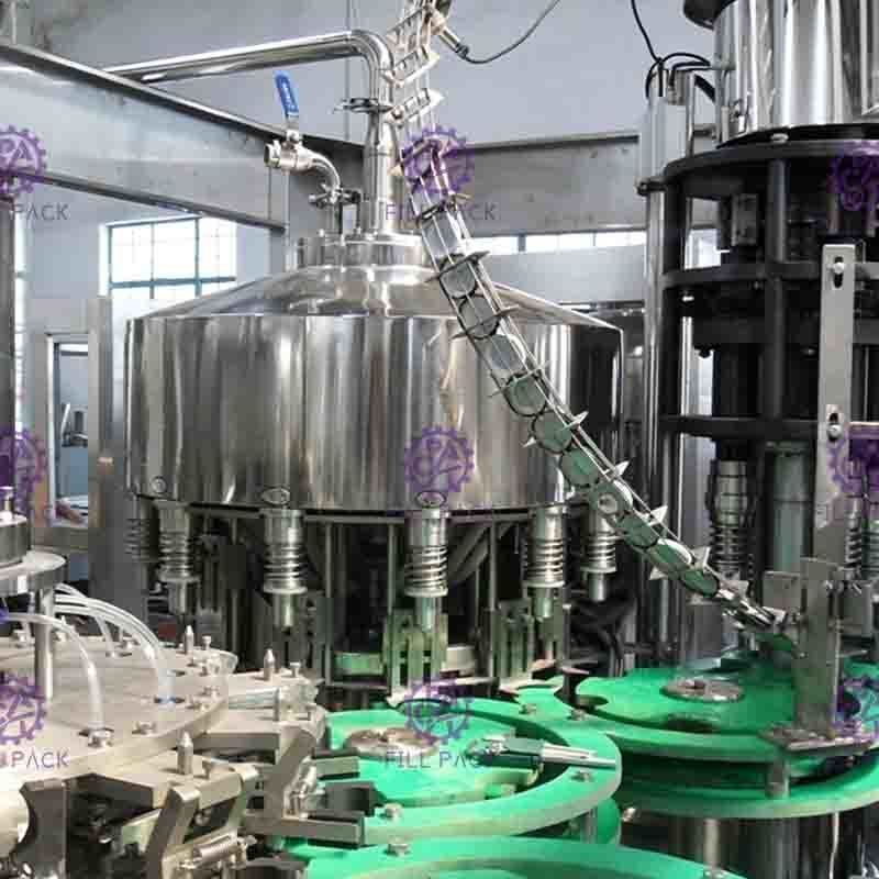 4.2Kw Pełna automatyka Non-Gas Juice Napój Napój na szklaną butelkę