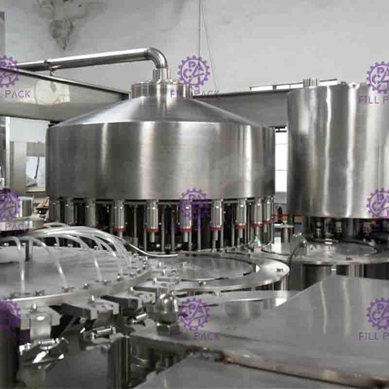 Automatyczna kontrola PLC Maszyna do napełniania soków z prędkością 6000BPH